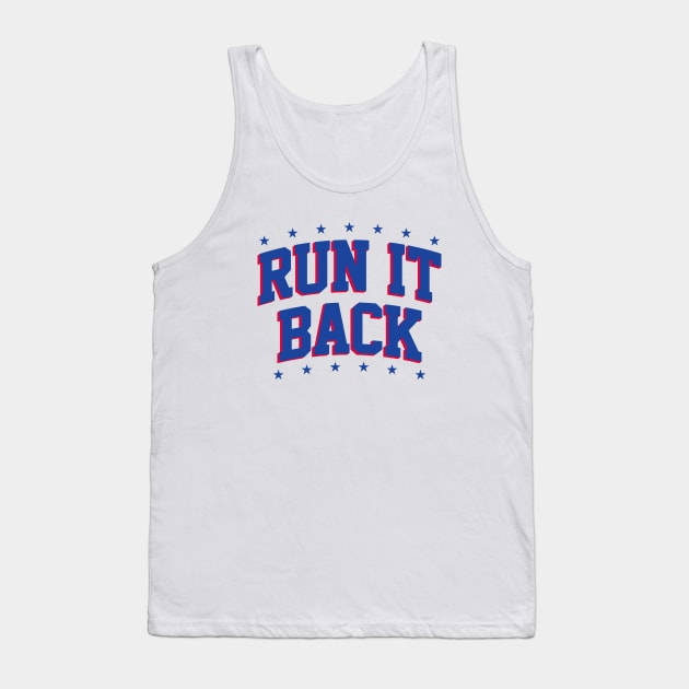 Run It Back - White Tank Top by KFig21